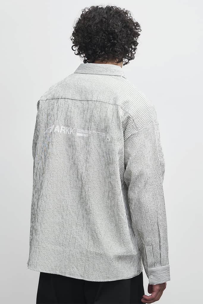 ARKK Apparel ARKK Logo Seersucker Shirt | Vintage Green Shirt